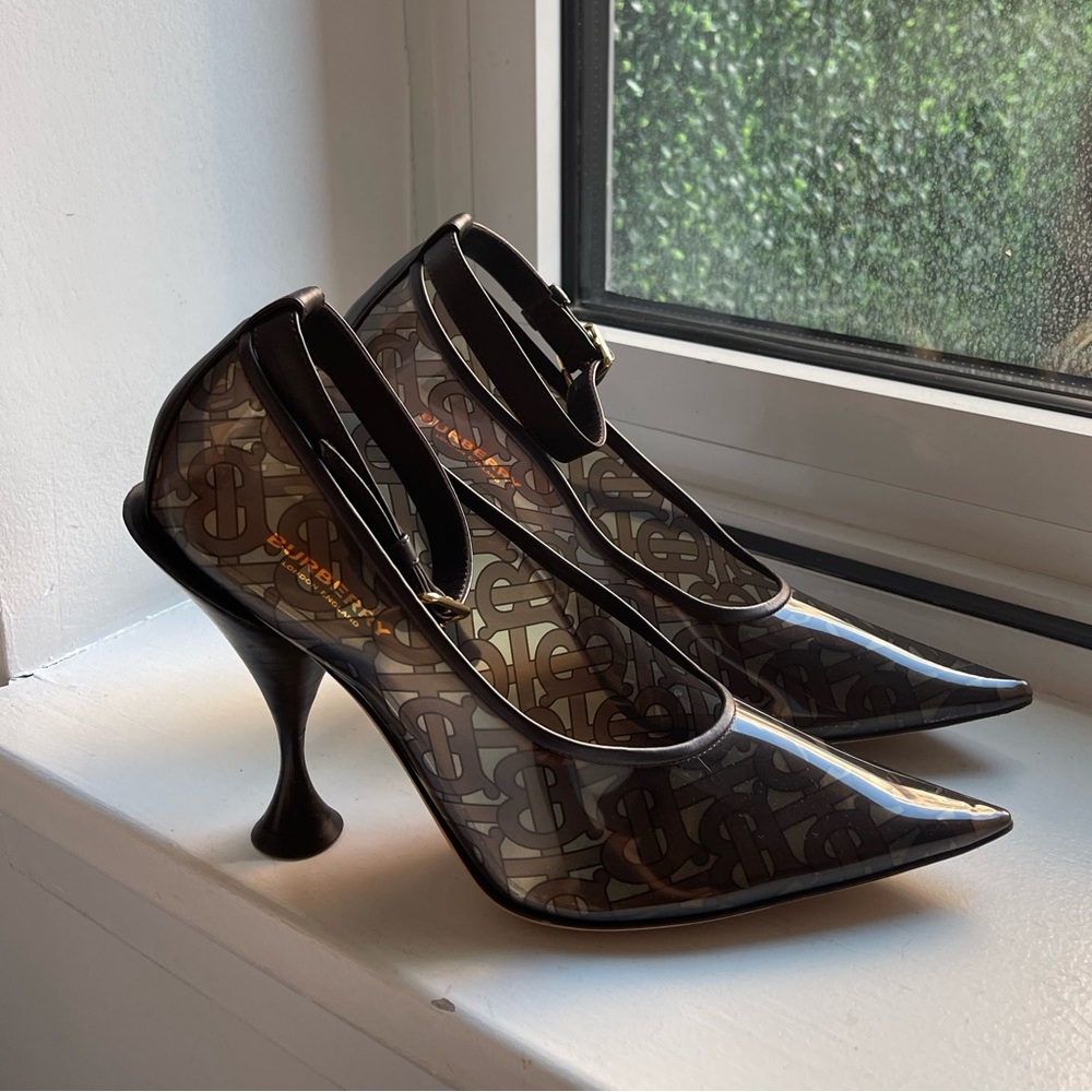 Burberry strap heels size 8.5